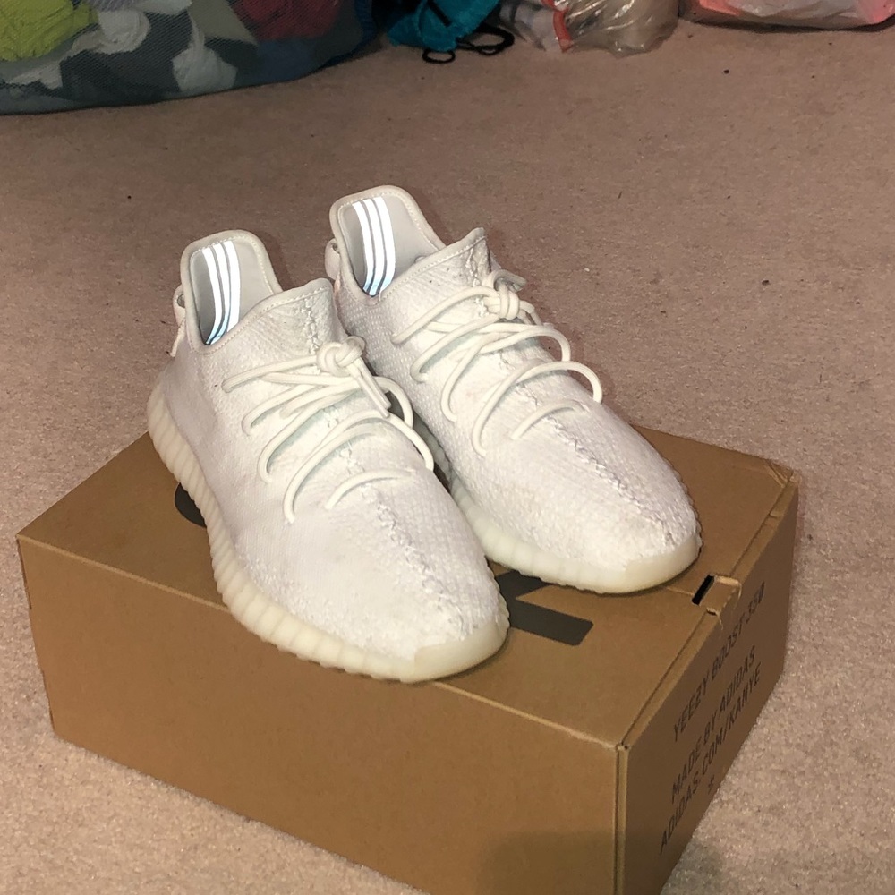 Triple white yeezy